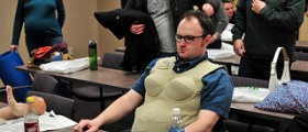 Now men can know what it is like to be pregnant!