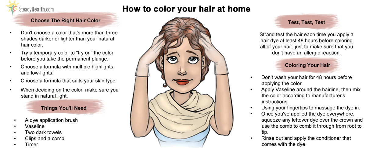 How To Color Your Hair At Home | Beauty Care articles ...
