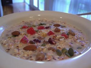 Recipe for healthy muesli