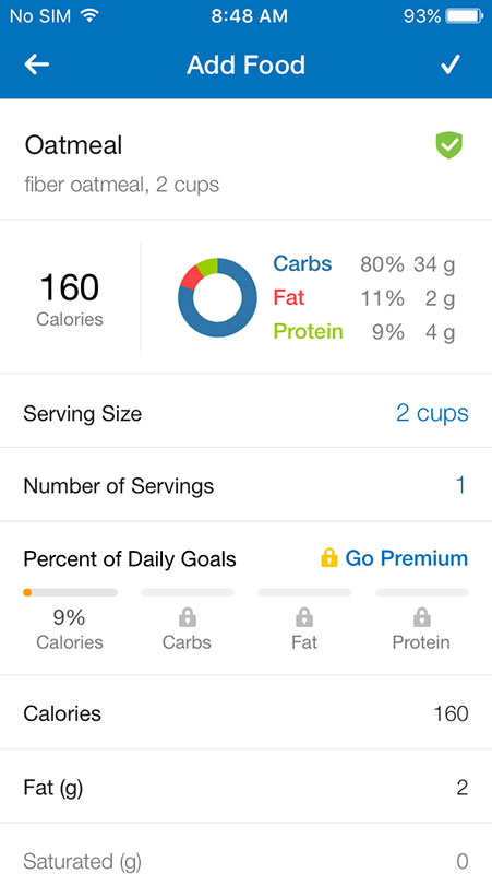 myfitnesspal exercise calories accurate