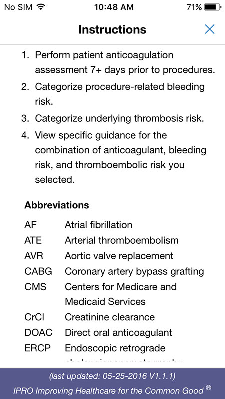 MAPPP App, a clinical decision support for managing anticoagulants ...