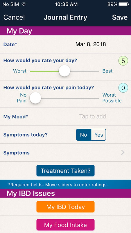 My Ibd Manager App, A Diary And Tracker Helping Patients Better 