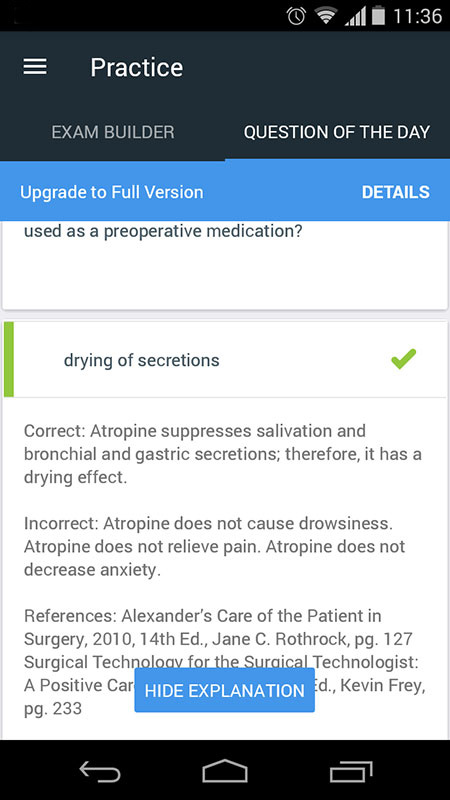 NBSTSA CST Exam Prep App, an examination simulator for surgical Sns-Brigh10