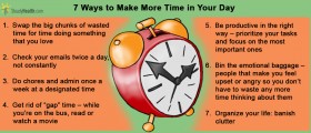 7 Ways To Make More Time In Your Day