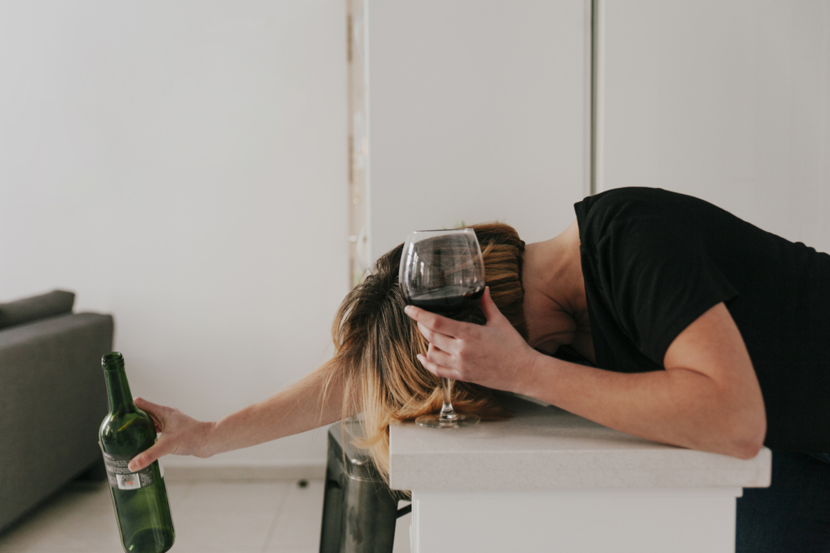 sweating after drinking alcohol