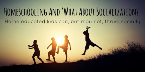 Homeschooling And 'What About Socialization?': Home Educated Kids Can, But May Not, Thrive Socially