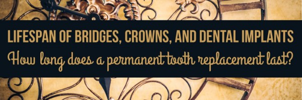 Lifespan Of Bridges, Crowns, And Dental Implants: How Long Does A Permanent Tooth Replacement Last?