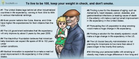 Live To Be 100: What The Macarthur Foundation Thinks Will Make Life Expectancy Of 100 Years Possible