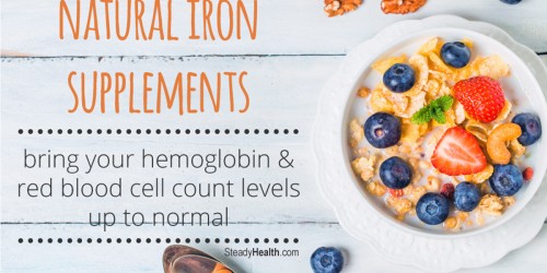 Natural Iron Supplements: Bring Your Hemoglobin and Red Blood Cell Count Levels Up to Normal