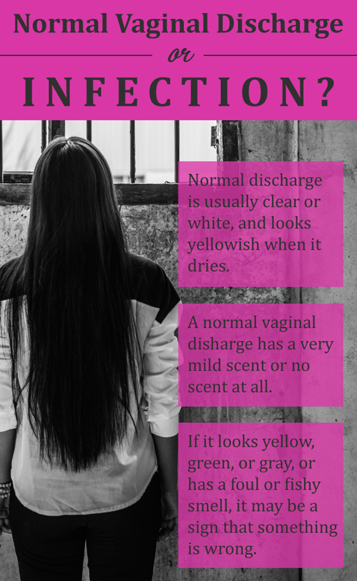 How to tell the difference between a normal vaginal discharge, and what may  be the evidence that my wife is cheating? Is a thin, milky white discharge  without a smell normal 