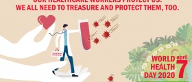 Всемирный день здоровья: вот ваш ужин, мистер Ковид! Медицинские работники подали на беспощадный вирус на золотом блюде