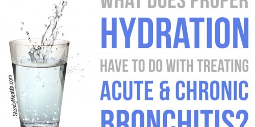 What Does Proper Hydration Have To Do With Treating Acute And Chronic Bronchitis?