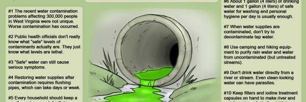 Water-Borne Disaster: Could What Happened In West Virginia Happen To You?