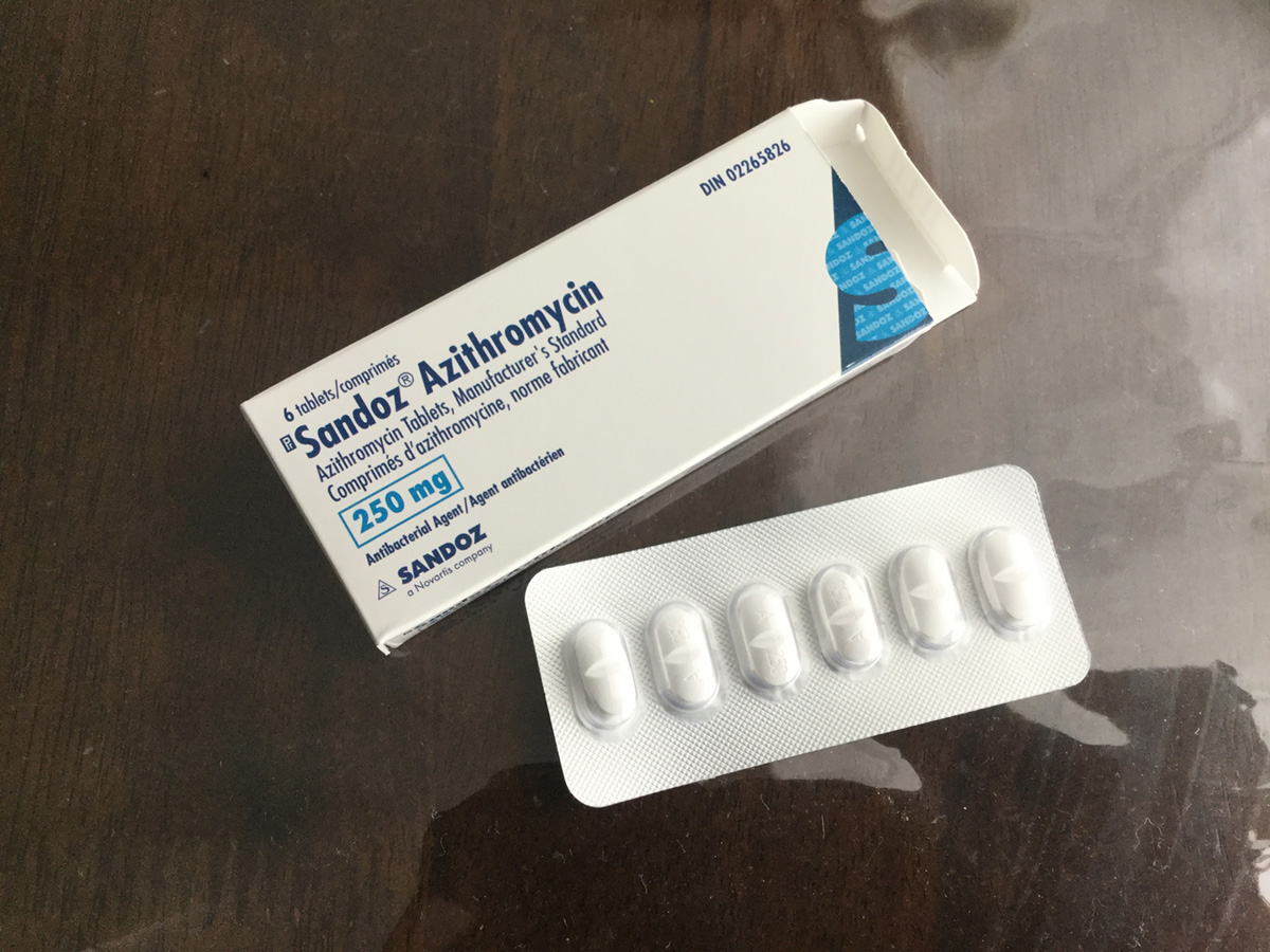 does azithromycin affect conception