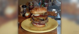 Calories in hamburger
