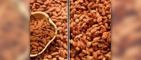 Dry roasted almonds