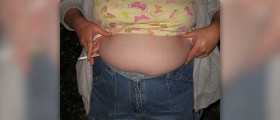 "Stomach ache" turns out to be baby!