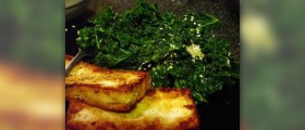 Healthy kale food