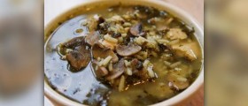 Healthy mushroom soup