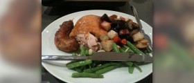 Healthy roast chicken