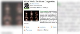 Homeopathic remedy for nasal congestion