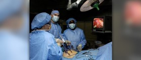 Laparoscopic roux en Y gastric bypass surgery