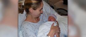 How long does postpartum bleeding (lochia) last?