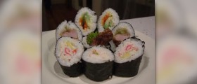 Sushi roll calories