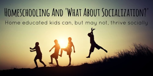 Homeschooling And 'What About Socialization?': Home Educated Kids Can, But May Not, Thrive Socially
