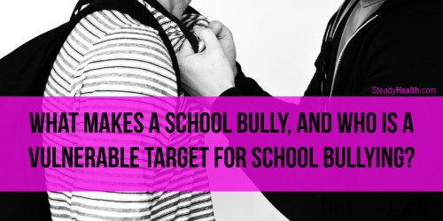 What Makes A School Bully, And Who Is A Vulnerable Target For School Bullying?