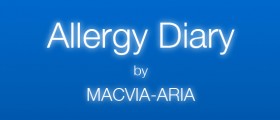 Allergy Diary App by MACVIA ARIA, a daily record of allergic rhinitis and asthma symptoms