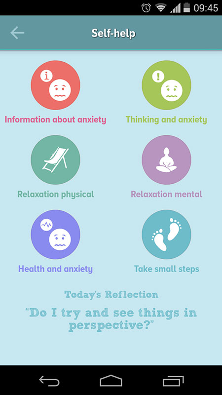 Self-help Anxiety Management App, a practical resource for ...