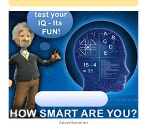 Average IQ score
