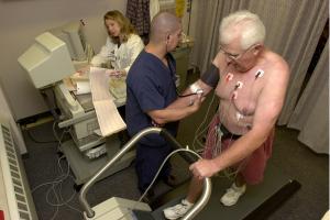 Cardiac stress test procedure