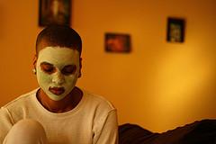 Cornmeal facial mask