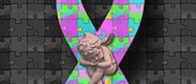 Cure autism now with a silver charm