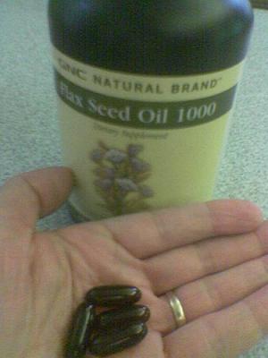 Flaxseed oil and acne