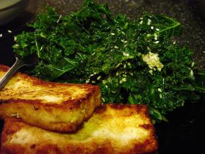 Healthy kale food