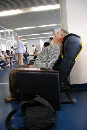 Massage chairs help athletes