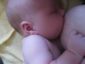 Pain in breast while breastfeeding