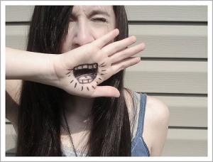 Painful roof of mouth