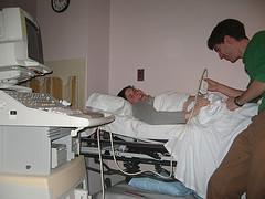 Preparations for abdominal ultrasound