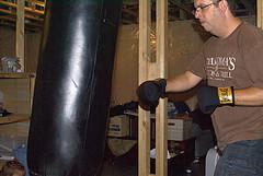 Punching bag exercises