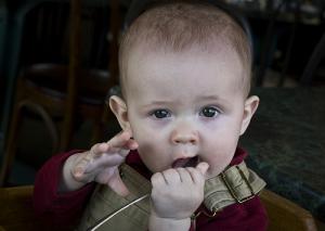 Treating a teething baby